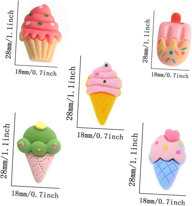 VILLCASE 15pcs Clear Ice Shape Thumb Tacks Push Pins for Wall and Desk Accessories - Image 2
